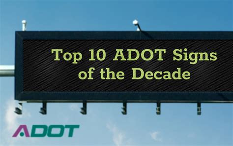 10 Best ADOT Traffic Signs Arizona Antol Sherman