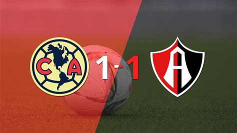 Club América Y Atlas Se Reparten Los Puntos Y Empatan 1 1