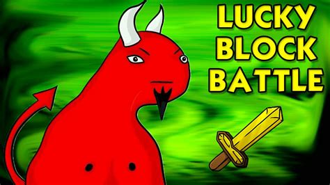 Doofes SATAN SCHWERT Minecraft LUCKY BLOCK BATTLE BaastiZockt YouTube