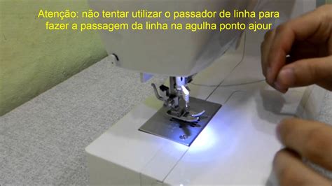 Como Usar Agulha Ponto Tipo Ajour ou Asa na Máquina de Costura Singer