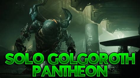 Solo Golgoroth Titan Pantheon Atraks Sovereign Season Of The