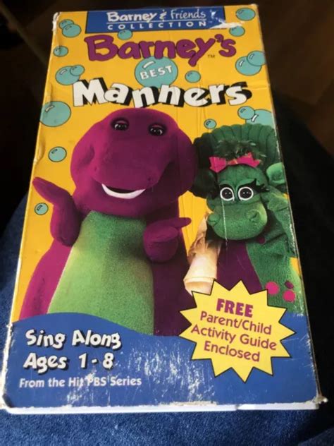 Barney Barneys Best Manners Vhs Moins Guide D Activit Eur