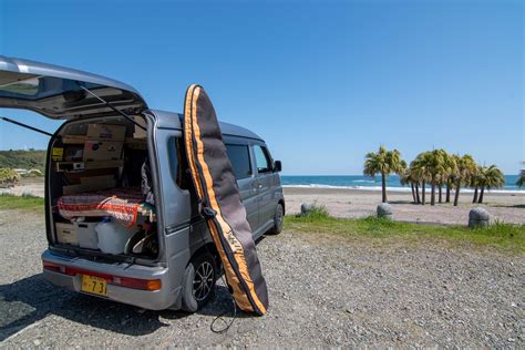 Kei Van Camper Conversion | Surf and Snow Roadtrips in Japan | Mountain Swell