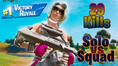 Solo Vs Squad Kills Win Fortnite Youtube