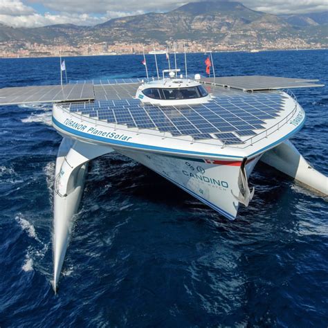 solar powered catamaran