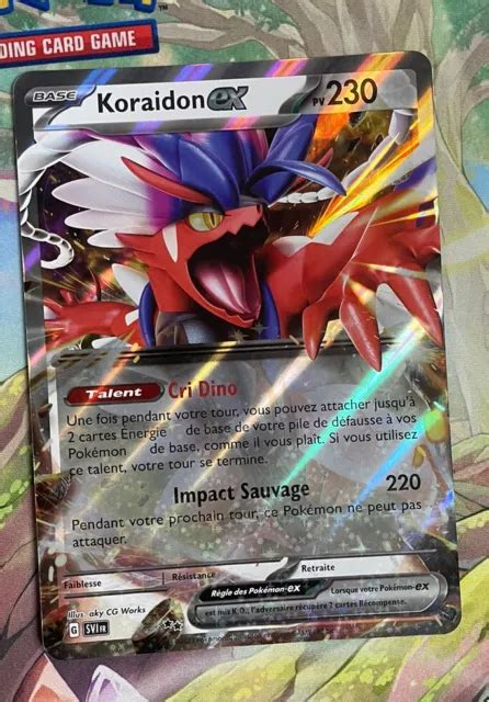 CARTE POKÉMON KORAIDON EX JUMBO PROMO SV1 Ecarlate et Violet FR NEUF