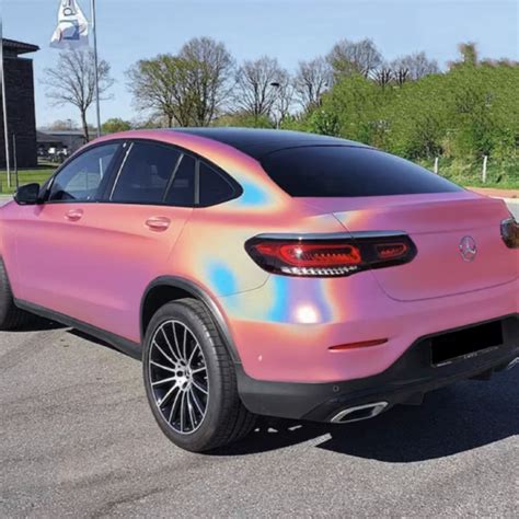 Best Gloss Metallic Rainbow Pink Vinyl Car Wrap Alukovinyl