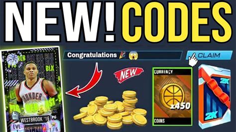 New Code Nba K Mobile Redeem Codes Codes For Nba K Mobile