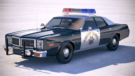 Dodge Monaco Police 1977 - 3D Model by SQUIR