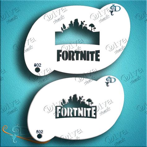 Diva Face Painting Stencil Fortnite Master