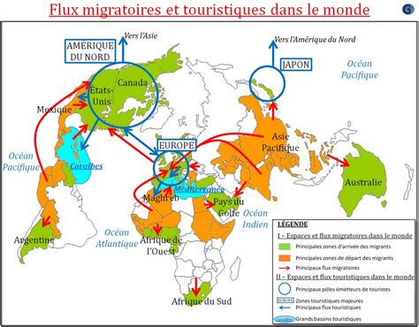 Flux Migratoires Et Touristiques Dans Le Monde Exploracours