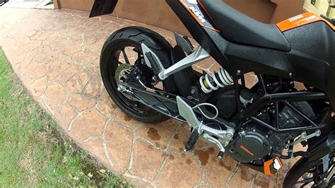 Ktm Duke 200 Sound With Modified Stock Exhaust Youtube