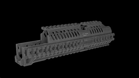 3d Model Zenit Co B30 B31c Handguard For Ak Rifles Vr Ar Low Poly Cgtrader