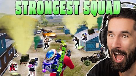 LIVE THESAURUSPG STRONGEST SQUAD GAMEPLAY PUBG MOBILE