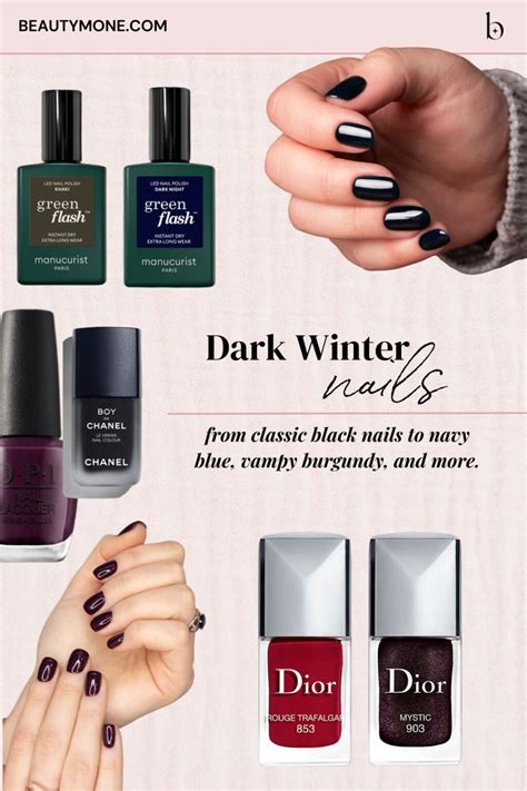 45 Gorgeous Dark Winter Nails That'll Get You Compliments