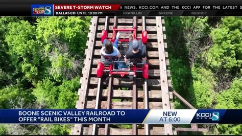 Boone Scenic Valley Railroad To Offer Rail Bikes This Month Youtube