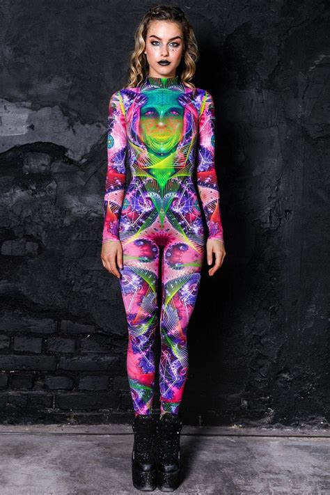 Rave Catsuit Spandex Catsuit Festival Catsuit Women Etsy Uk