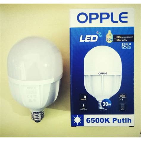 Jual Lampu Led Opple Led Eco Save Hpb E27 30watt 6500k Putih Murah