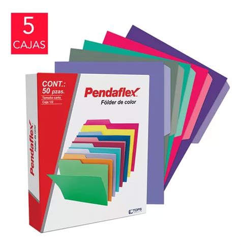 Folders Tamaño Carta Colores Claros 250 Piezas Envío gratis