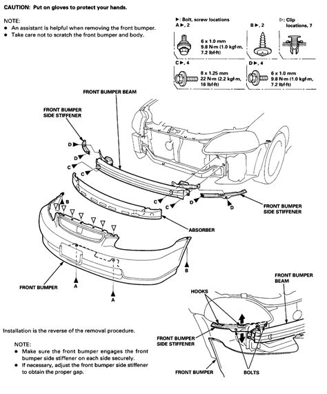 2017 Honda Civic Front Bumper Diagram View All Honda Car Models And Types