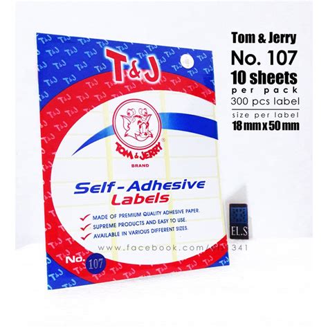 Label Tom And Jerry No 107 Shopee Indonesia