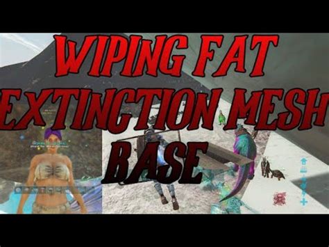 Wiping Fat Extinction Mesh Base K Cryos Ark Official Pvp Ps Youtube