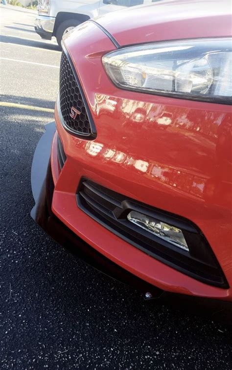 2013 2018 Focus St Front Splitter V1 — Vega Motorworks