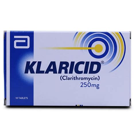 Klaricid 250mg Tablet 10 S Uses Formula Side Effects