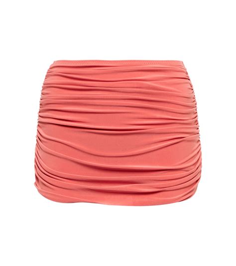 Bill High Rise Bikini Bottoms In Orange Norma Kamali Mytheresa