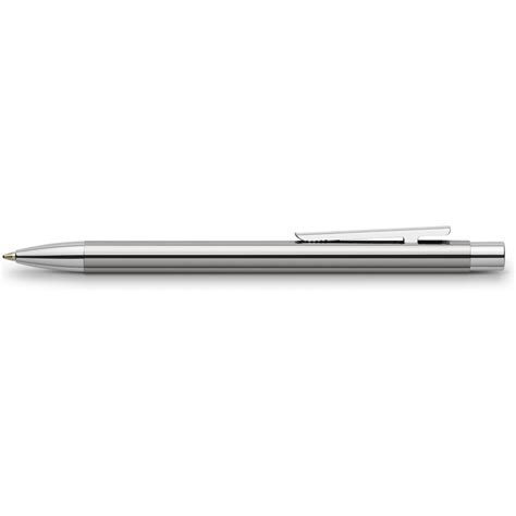 FABER CASTELL Stylo à bille NEO Slim acier inox brillant