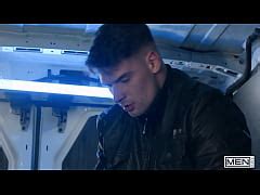 Bearded Officer Olivier Robert Lets Malik Delgaty Pound His Eager Ass