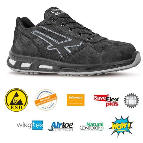 Scarpa Antinfortunistica Uomo U Power CARBON S3 SRC CI ESD