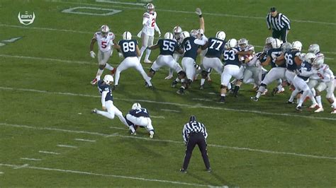 Ohio State Stuffs Penn States Drive With A Blocked Fg Espn Video