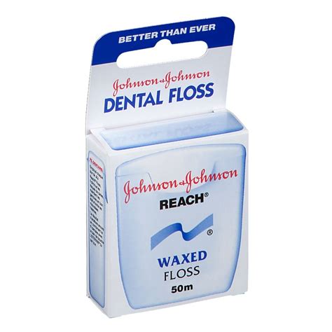 Johnson Reach Dental Floss Waxed 50 M Redcare