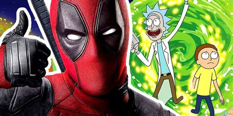 Rick & Morty/Deadpool Crossover Art Mocks Wade Wilson's 90s Design