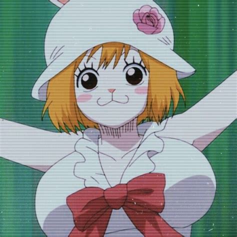 An Anime Character Wearing A White Hat And Red Bow Tie With Her Arms Outstretched In The Air