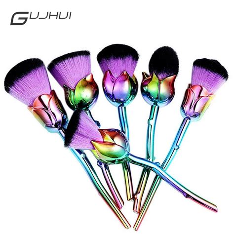 Buy Professional 6pcs Rose Flower Makeup Brush Sets