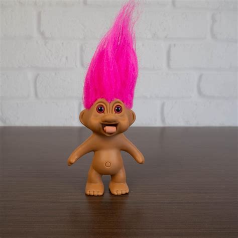 Nasty Troll Doll Pink Hair Vintage 1991 Toys N Things Squeezy Troll With Tongue 4 Inch Artofit