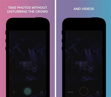 If You Must Take Photos At A Concert, Then Please Use This iPhone App Instead | Redmond Pie