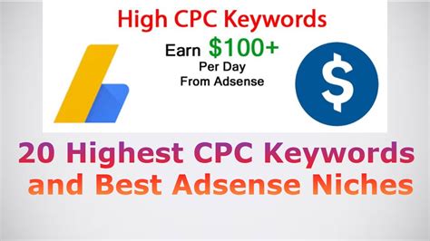 Highest Cpc Keywords And Best Adsense Niches Mgcreats