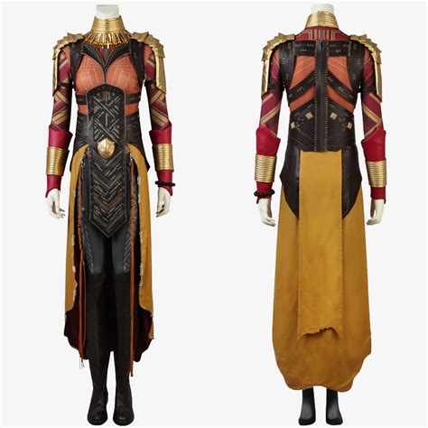 Black Panther Cosplay Costume Suit Okoye 3D printed Unibuy