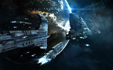 Caldari Eve Online Rokh Nave Espacial Fondo De Pantalla Hd