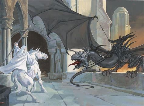 Gandalf Versus the Witch-King | Middle earth art, Witch king of angmar ...