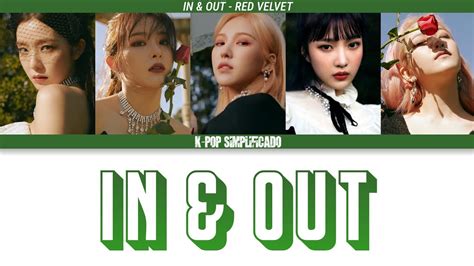 IN OUT RED VELVET LETRA SIMPLIFICADA YouTube