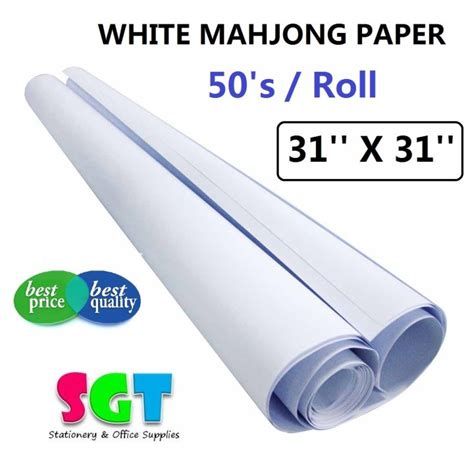 Mahjong Paper Gsm X Sheets Lazada