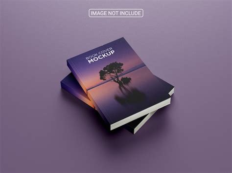 Premium Psd High Angle Minimalist Book Cover Mock Up Arrangement