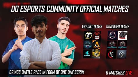 Dg Esports Community Battle Race One Day Scrim Matches Live Stream