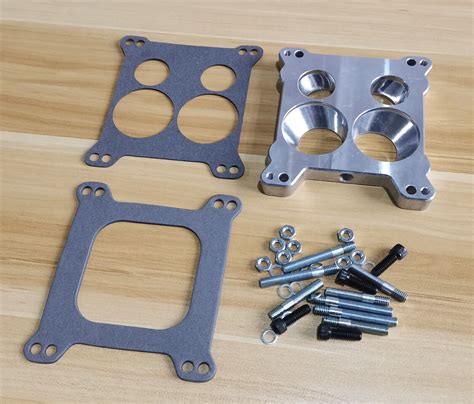 Edelbrock Afb 4 Bbl Carb To Quadrajet Base Manifolds 2696 Carburetor Adapter Ebay