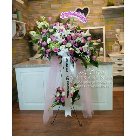 Jual Standing Flower Karangan Bunga Grand Opening Selamat Pembukaan