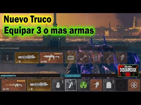 Nuevo Truco Para Equipar 3 O Mas Armas A La Vez En MW3 Zombies YouTube